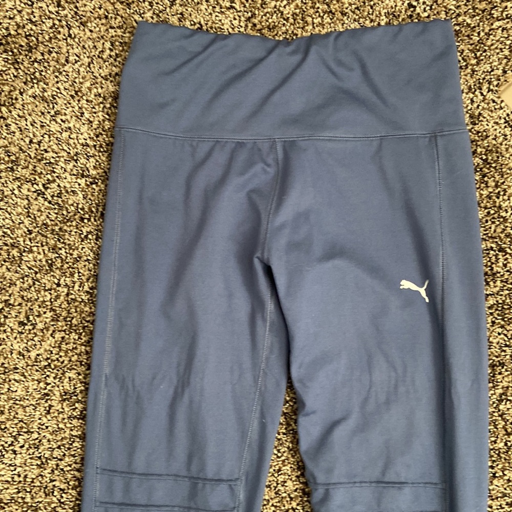 Puma Blue Workout Legging, lightly worn - Picture 4 of 6